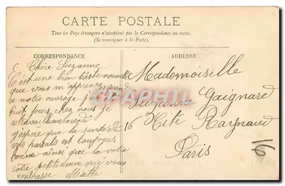 PARIS — Jardin Luksemburg — LL. — Wydawca LL, nr 159 — Rewers