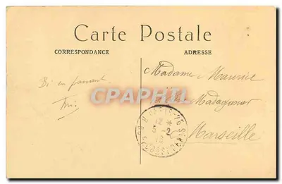 Paryż – Strzała Notre-Dame i widok na Seinę — M. J. n° 615 — Rewers