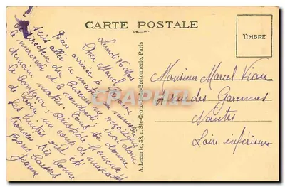 París — Jardín de las Tullerías — Jardín de las Tullerías — Reverso