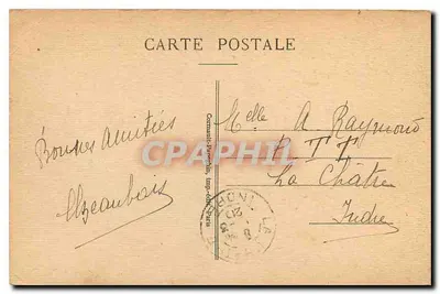 Parigi — Il Giardino delle Tuileries e l'Arco di Trionfo du Carrousel — A.P. n°96 — Verso