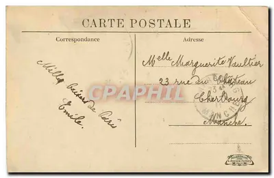 Paryż artystyczny i malowniczy — Rue Soufflot, Panthéon — Wydawca: A. Bréger Frères — Rewers