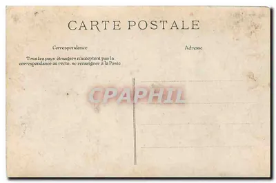 Paryż — Dziedziniec Louwru — Pomnik Gambetta — Rewers