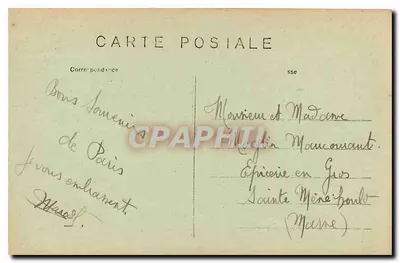 Parijs (7e en 8e) — Brug Alexandre III — J. II — Achterkant