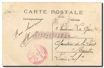 Paris (10º arrondissement) — Buttes-Chaumont — O Pont de Briques e o Lago — C.M. n°1549 — Verso