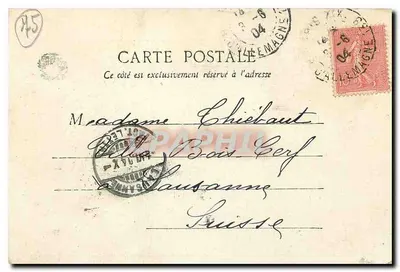 Paryż — Katedra Notre-Dame — wydawca nieznany, nr 7 — Rewers