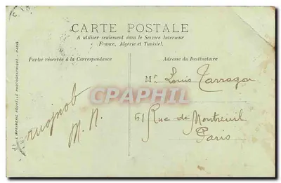 Paris — Museu de Cluny — LL. — n° 522 — Verso