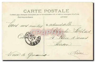 PARIS — Um canto do Jardim das Tuileries — Editor SRAAMICHE, n° 296 — Verso