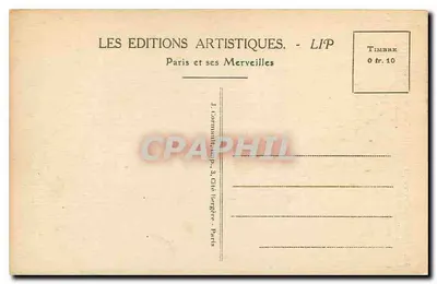 Paris - O Dôme dos Invalides e os novos Jardins — LIP n°46 — Verso