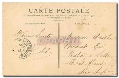 Paris — A Basílica de Montmartre — Editor não identificado, número de série não visível — Verso