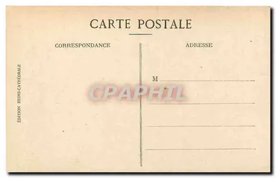 Reims — San Nicaise e il Sorriso di Reims dopo l'incendio — Edizione Reims-Cattedrale — Verso