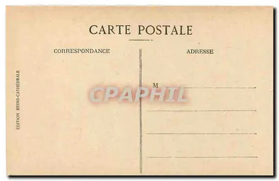 Saint-Nicaise e o Sorriso de Reims — antes do incêndio — Edição Reims-Catedral — Verso