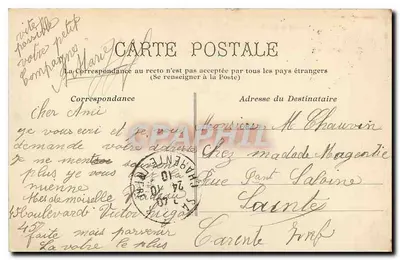 NANTES — 33 — As Douves do Castelo — Editor não visível — Verso
