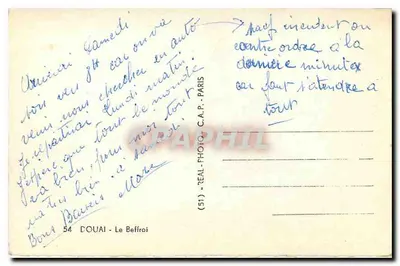 Douai — O Sino — editor Cap — Verso