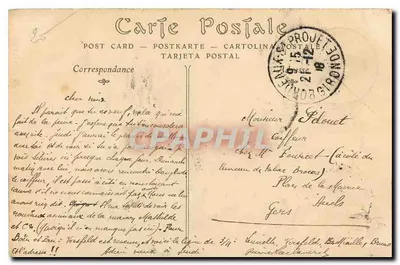 Bordeaux — Pomnik Girondyn — ND Phot. — Rewers