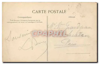 Versalhes — O Parque — Bassin de Latone — Editor não identificado, n° 47 — Verso