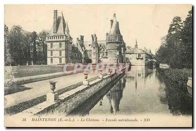 Maintenon (E.-et-L.) - O Castelo - Fachada meridional - ND
