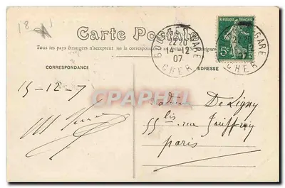 Bourges - Palácio Jacques-Cœur — editor G. C. Bourges, n° 864 — Verso