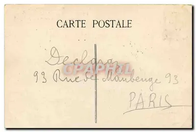 Bourges — Pałac Jacques-Cœur — Widok z placu Berry — Rewers