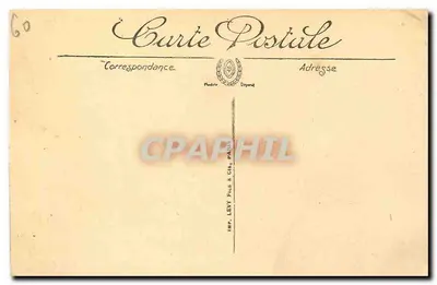 Compiègne — Widok z Tarasy Zamku — Wydawnictwo L. Hamiot — Rewers