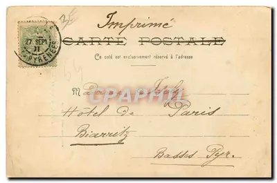 La Porte d'Espagne — Bayonne — Grand Bazar Central — Reverso
