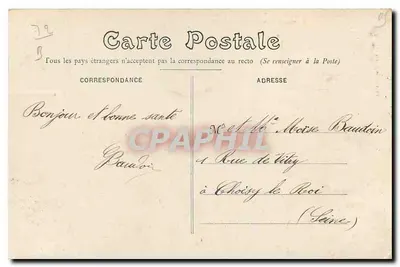 Sarlhe — Castelo do Lude — Foto J. Bouvert Laxhans — Verso