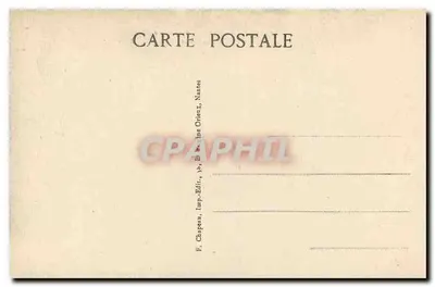 Guérande (Loire-Inf.) — Promenade, Fossés et Tour Jean V ou de la Gaudinals — F. Chapeau, Nantes — Achterkant