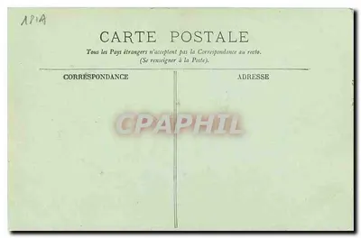 Carta postal virgem — texto de aviso — editor APiA — Verso