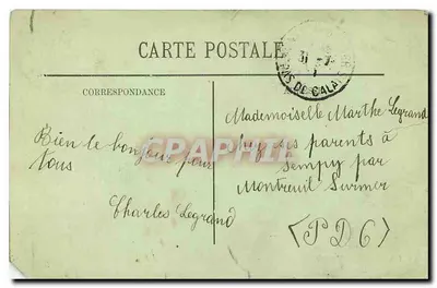 Le Touquet-Paris-Plage — O Jardim Público — LL — Verso