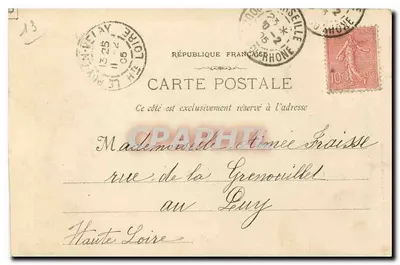 Marseille - 44 - De Abbezie van Saint Victor — Fototypie E. Lacour, 49, rue Thibaneau — Achterkant