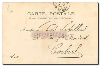 Wieża Aymard-de-Beaupuy, zwana Solitarius, obok dawnego młyna w Pont-Achard — Poirot (Wienne) — Jules Rebuchon fot. Poirot — 57 bis — Rewers