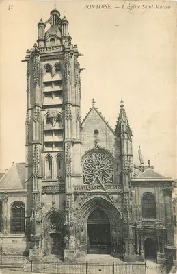 Pontoise — A Igreja de Saint-Maclou — ND Pict