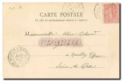 Paryż - Las Boulogne - Kaskada i jaskinia — B.F. Paris, nr 67 — Rewers
