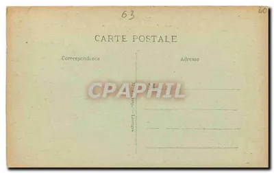 A Auvergne — Roches Tuilière e Sanadoire — A Auvergne, n° 336 — Verso