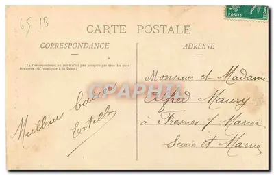 Cauterets — Stary Most Hiszpański i Wodospad — Les Pyrénées Illustrées, nr 230 — Rewers