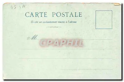 Cauterets — Waterval van het Pas-de-l'Ours — Serie A, n°6 — Achterkant