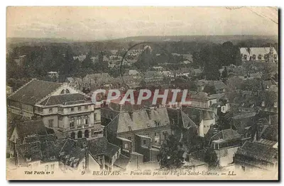 Beauvais — Panorama tirado da Igreja de São Etienne — Visé Paris n° 9