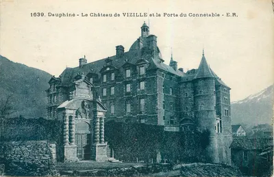 Vizille - O Castelo de VIZILLE e a Porta do Connétable - E.R.