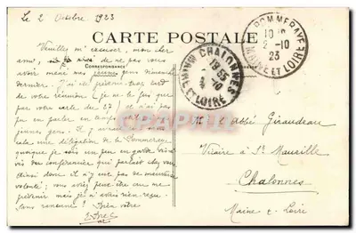 La Pommeraye (M.-et-L.) - Krzyż na Calvaire — Wydawnictwo Petit, La Pommeraye — Rewers
