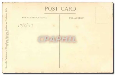 Londres, Ponte da Torre & rio Tâmisa — editor Wells Wells & Co. Ltd., n°5 — Verso