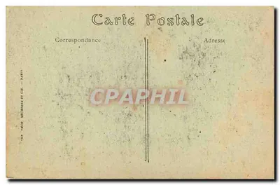 Katedra w Reims — Zachodni portal chroniony przez worki przed bombardowaniem — Visé Paris N° 2 — Rewers
