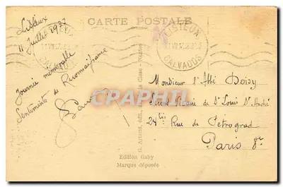 Lisieux — A Catedral São Pedro do século XIII — Edição Gaby — Verso