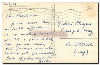 Notre-Dame de París — vista desde el sureste — Guy — Reverso