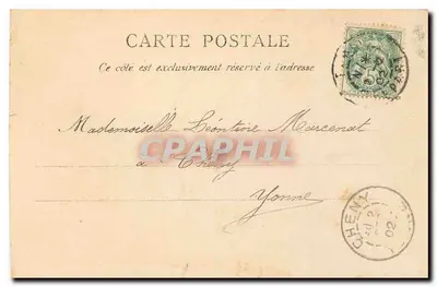 Parijs – Groot Paleis van de Champs-Élysées — uitgever G. Generoux, n° 55 — Achterkant