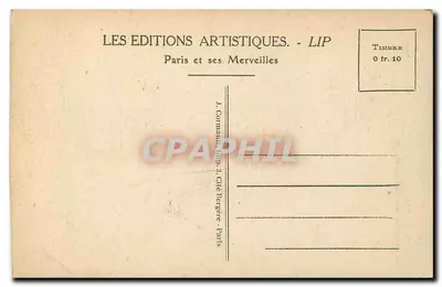 The Dome of the Invalides — Paris — Éditions Artistiques LIP n°72 — Back