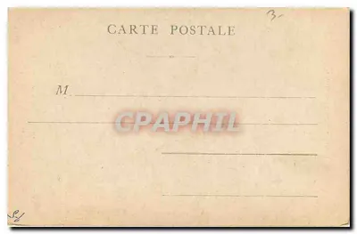 PARIS — Claude Bernard — estátua diante de um edifício — Verso