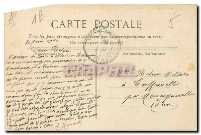 Bois de Boulogne - La grande Cascade — editore anonimo, n° 18 — Verso