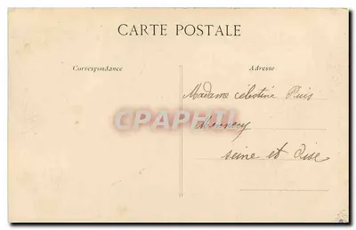 Ruinen der Tuileries (Trocadéro) — Paris — C.L.C. n°552 — Rückseite