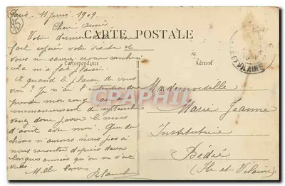 Paryż — Panorama Placu Madeleine i Wielkich Bulwarów — wydawca anonimowy, nr 56 — Rewers