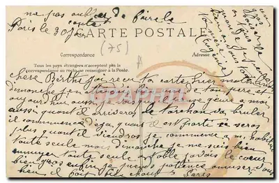 Paryż - Hôtel des Invalides - Grobowiec Napoleona I — E. L. D. n° 902 — Rewers