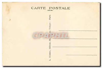 Paris (8.) — Arc de Triomphe de l'Étoile — L. Boisson, Verlag, 50, rue du Temple, Paris — Rückseite
